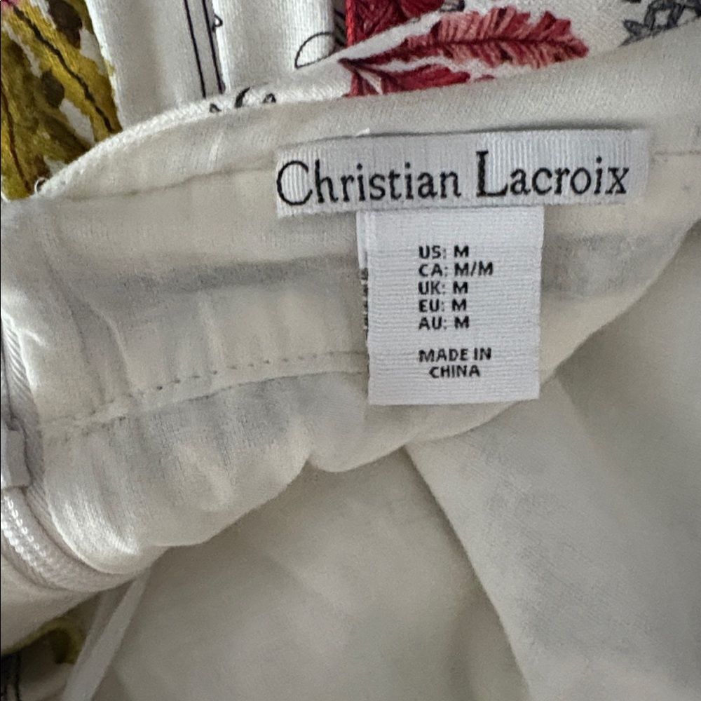 New Christian Lacroix Multicolor Floral Maxi Dress, size M - Picture 6 of 8